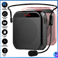 Loa Khuếch Đại Loại Nhỏ Máy Trợ Giảng Không Dây Smart Chuyên Nghiệp Cáp USB Thẻ TF Có Micro Kèm Cho Giáo Viên