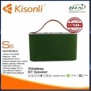 Loa Kisonli Bluetooth S6