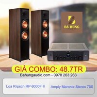 Loa Klipsch RP-8000F II + Amply Marantz Stereo 70s