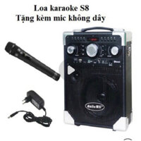 Loa KN Star S8 Bluetooth, Karaoke, Trợ Giảng Âm Thanh Lớn, Chống Ồn ( Tặng 1 Micro Không Dây)