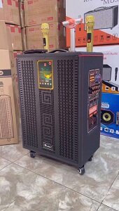 Loa LEONG L1501 - có bluetooth - KÈM 2 MIC KHÔNG DÂY