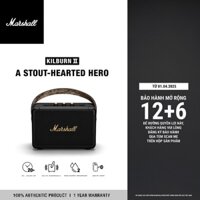 Loa Marshall Bluetooth KILBURN II Portable - Pin lên đến 20h - Bảo Hành Chính Hãng 1 Đổi 1 Trong 1 Năm