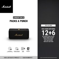 Loa Marshall Bluetooth EMBERTON II Portable - Pin đến 30h - Bảo Hành Chính Hãng ASH 1 năm 1 đổi 1 - LS