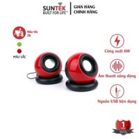 Loa Máy Tính 2.0 Nguồn USB SUNTEK IF-10 (Xanh/Đỏ) - Hàng Chính Hãng - Bảo hành 12 tháng