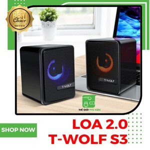 Loa máy tính 2.0 T-WOLF S3