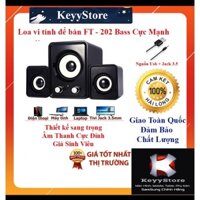 Loa máy tính 2.1 để bàn Bass Siêu Trầm loa vi tính cây giá rẻ FT 202 cho máy tính laptop PC Âm Thanh Khủng