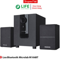 Loa Máy Tính 2.1 Microlab M106Bt Bluetooth, CH , Nghe Nhạc Mini Laptop Pc Gaming Có Dây, Bass Căng.Tress Ổn.