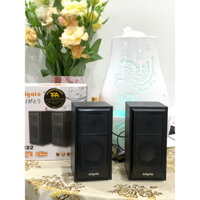 Loa máy tính Arigato M22 ,loa vi tính mini vỏ gỗ để bàn