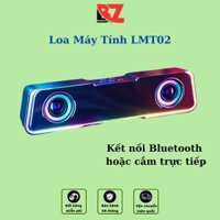 Loa Máy Tính Bluetooth Có Dây Để Bàn Bubzone Đèn Led Neon - Loa Vi Tính Bass Lớn Âm Thanh HIFI LMT02