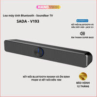 Loa Máy Tính Bluetooth Để Bàn SADA V-193 Bass Cực To Âm Thanh Vòm 3D Siêu Êm Cho Vi Tính, Tivi, Laptop - Hàng Chính Hãng