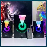 Loa Máy Tính Bluetooth Để Bàn Led Rgb 2.1 AAP E012 - Loa Nghe Nhạc Vi Tính Laptop Công Suất Lớn Bass Cực Mạnh