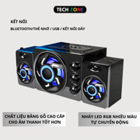 Loa máy tính Bluetooth Gaming SADA D-209 - Âm thanh siêu trầm, thiết kế đẹp mắt, phù hợp cho PC, laptop và điện thoại