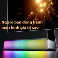Loa máy tính, có âm trầm, micrô tích hợp, thiết kế 4D, kết nối có dây với máy tính, Bluetooth để chơi game và nghe nhạc