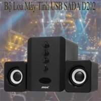 Loa máy tính dàn loa nghe nhạc hay Bộ Loa Máy Tính USB SADA D202 được thiết kế jack cắm 3.5mm và cổng USB tiện lợi với âm thanh cực hay sóng động trân thực bảo hành uy tín tại My-Love (SG) [bonus]