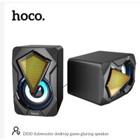 Loa Máy Tính Để Bàn Mini Led Hoco DS30 Công Suất Lớn Âm Thanh Hay Bass Khoẻ, Thiết Kế Đẹp Mắt Năng Động.