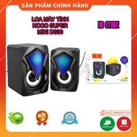 Loa Máy Tính Để Bàn Mini Led Hoco DS30 Công Suất Lớn Âm Thanh Hay Bass Khoẻ, Thiết Kế Đẹp Mắt Năng Động.
