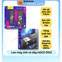 Loa máy tính HOCO DS32 jack cắm 3.5mm, đèn led sáng theo loa.
