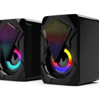 Loa máy tính mini 2.0 SPEAKER Y-9077 LED RGB BẢO HÀNH 12 THÁNG giá cực rẻ