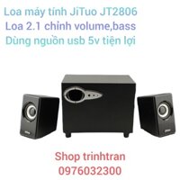 Loa Máy Tính mini JiTuo JT2806 Loa 2.1 Để Bàn Bảo Hành 6 Tháng.