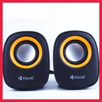 Loa Máy Vi Tính Mini Laptop Để Bàn Bass Kisonli V360 (Màu ngẫu nhiên)