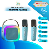 LOA MIC BLUETOOTH KARAOKE K12 ,Loa hát karaoke cầm tay ,dễ dàng thể hiện giọng ca của mình