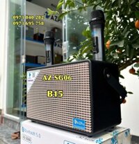 Loa mini AZPro SG 06 loa bass 15 mẫu loa xách tay giá bình dân nhất hiện tại
