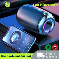 Loa Mini Bluetooth,Loa Bluetooth Mini,Loa Di Động,PIN Khủng Bass Siêu Trầm,Loa bluetooth Robot mini công suất