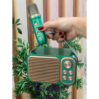 Loa mini karaoke bluetooth YS-104 kèm mic