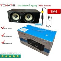 Loa Mini Vân Gỗ Nằm Ngang Hãng Tomate Model TM06