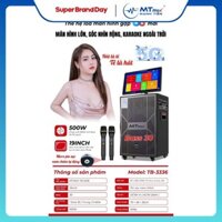 Loa MTMAX TB3336, Loa Hát Karaoke Có Màn Hình Cảm Ứng Màn Hình Kích Thước 19 Inch, Công Suất Thực Lên Đến 300W