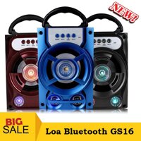 Loa Nghe Nhạc Mini Loa Bluetooth không dây Dien May Xanh Loa Di Động Giá Rẻ - Mua Loa Bluetooth không dây Gs16 Extra Bass - Âm Trầm Mạnh Mẽ Sống Động - Giá Rẻ - Bh 1 Đổi 1