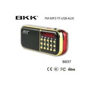 Loa nghe nhạc thẻ nhớ, usb, đài FM BKK K837