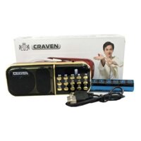 LOA NGHE NHẠC USB, THẺ NHỚ, FM CRAVEN CR-25A