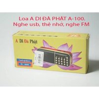 Loa Nghe Pháp Thoại  A-100, Loa Thẻ A Di Đà Phật, Nghe usb, thẻ nhớ, nghe FM, đài nghe kinh phật, Tetosi