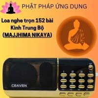 Loa nghe trọn bộ 152 bài Kinh Trung Bộ (Majjhima Nikaya) Phật Giáo Nguyên Thuỷ- thẻ nhớ 8GB kèm cáp sạc