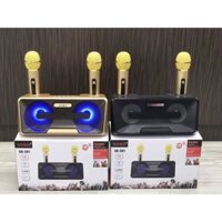 Loa nhật công suất lớn Loa Thùng Bluetooth Hát Karaoke SD 301 + 2 MIC Loa Bass: 2 loa bass , phù hợp hát karaoke