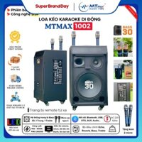 Loa Nội Địa Xách Tay Cao Cấp MTMAX 1002 Bass 30, 1 Trung, 1 Treble - Công suất cực đại: 300-500W Kèm 2 Micro , BH 12T