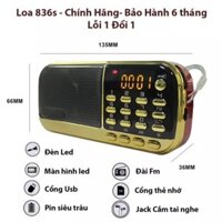 Loa Pháp Thại Đài Craven B851 (Tặng kèm Pin) Thẻ Nhớ, USB, FM, Máy Nghe Nhạc Mini Ngôn Ngữ Caraven - Bh 3 Tháng - S319