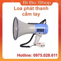 Loa phát thanh cầm tay sử dụng cho dẹp trật tự, thông báo trong không gian nhỏ, có thể ghi âm, phát lại và nói trực tếp