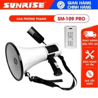 Loa phóng thanh cầm tay công suất lớn 100w sunrise sm-109 pro phát mp3, bluetooth, usb - sunrise sm-109pro
