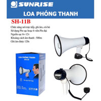 Loa Phóng Thanh Sunrise SH11B Pin sạc Kèm Micro Cầm tay