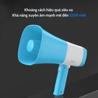 Loa phóng thanh TAHADA 06L (4 pin) có ghi âm mẫu loa có bluetooth công suất 80w chính hãng