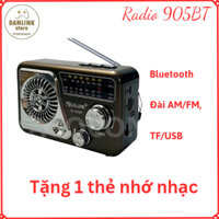 Loa Radio nghe đài AM/FM/USB/TF/ Bluetooth/MP3 RX-906BT,905BT tặng thẻ nhớ nhạc Bolero