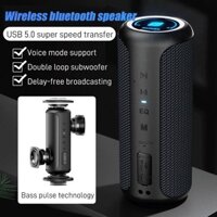 [Loa siêu trầm Vòng kép/âm lượng siêu lớn] Loa Bluetooth không dây USB 5.0 chuyển siêu tốc/Hỗ trợ chế độ giọng nói/phát sóng chậm