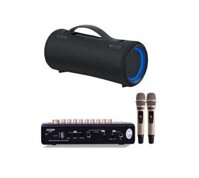 Loa Sony XG300 Portable Karaoke Kit 2 mic