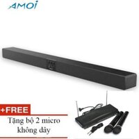 Loa Soundbar âm thanh 3D 5.1 8 loa tích hợp công suất 100w bluetooth 4.0 Amoi  tặng bộ 2 micro - ShopToro - AsiaMart