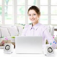 Loa SoundMax A-120 chính hãng, trang trí nhỏ gọn, để bàn laptop siêu đẹp, âm thanh hay