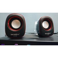 Loa SOUNDMAX A130 (2.0) 6W màu Xanh / Đỏ (model A-130)-Hàng Chính Hãng