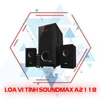 LOA SOUNDMAX A2118 (2.1, 60W, USB, thẻ nhớ SD, có Remote)