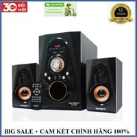 Loa SOUNDMAX A2120 (2.1) 60W: Karaoke, Bluetooth, USB, thẻ nhớ, remote-Hàng Chính Hãng